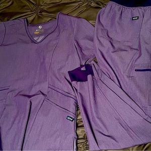 Purple scrub set